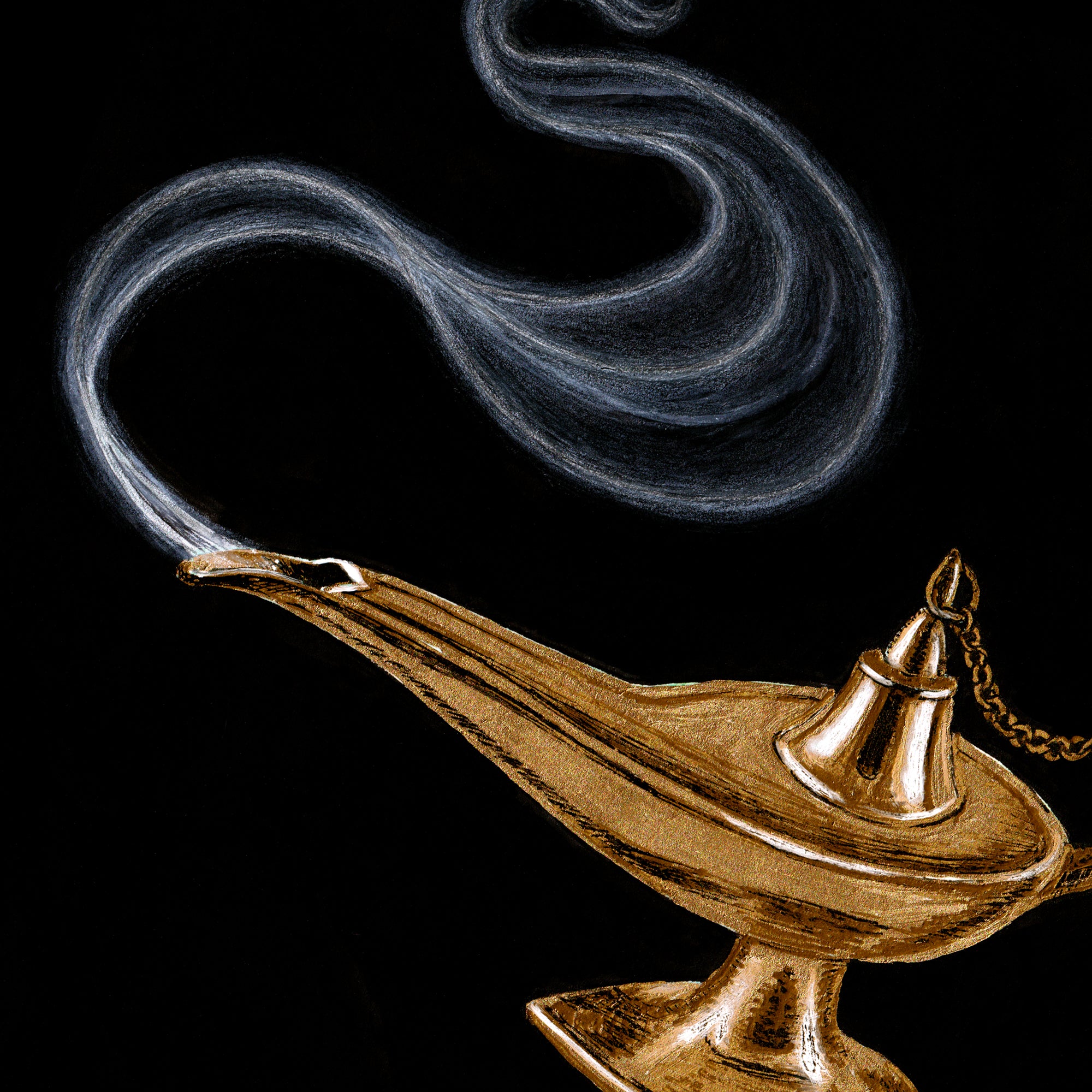 Aladdin Magic Lamp Art Print