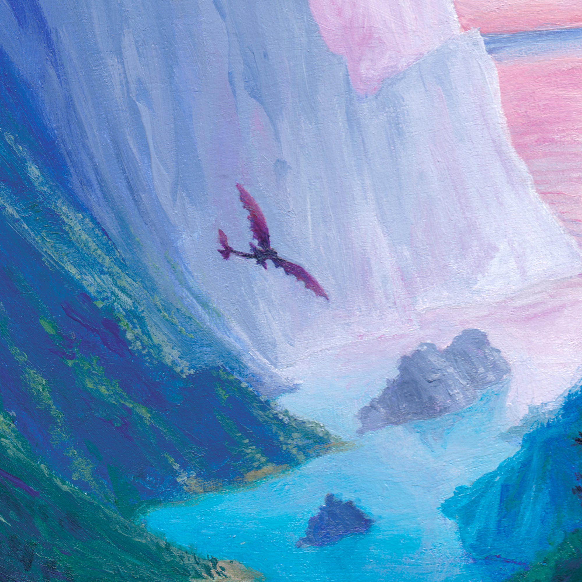 How to Train Your Dragon Toothless Flying Art Print