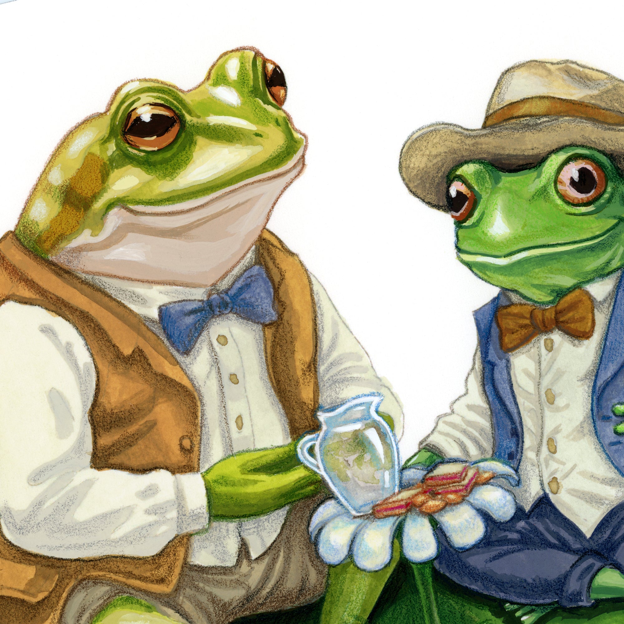 Frog and Toad Art Print