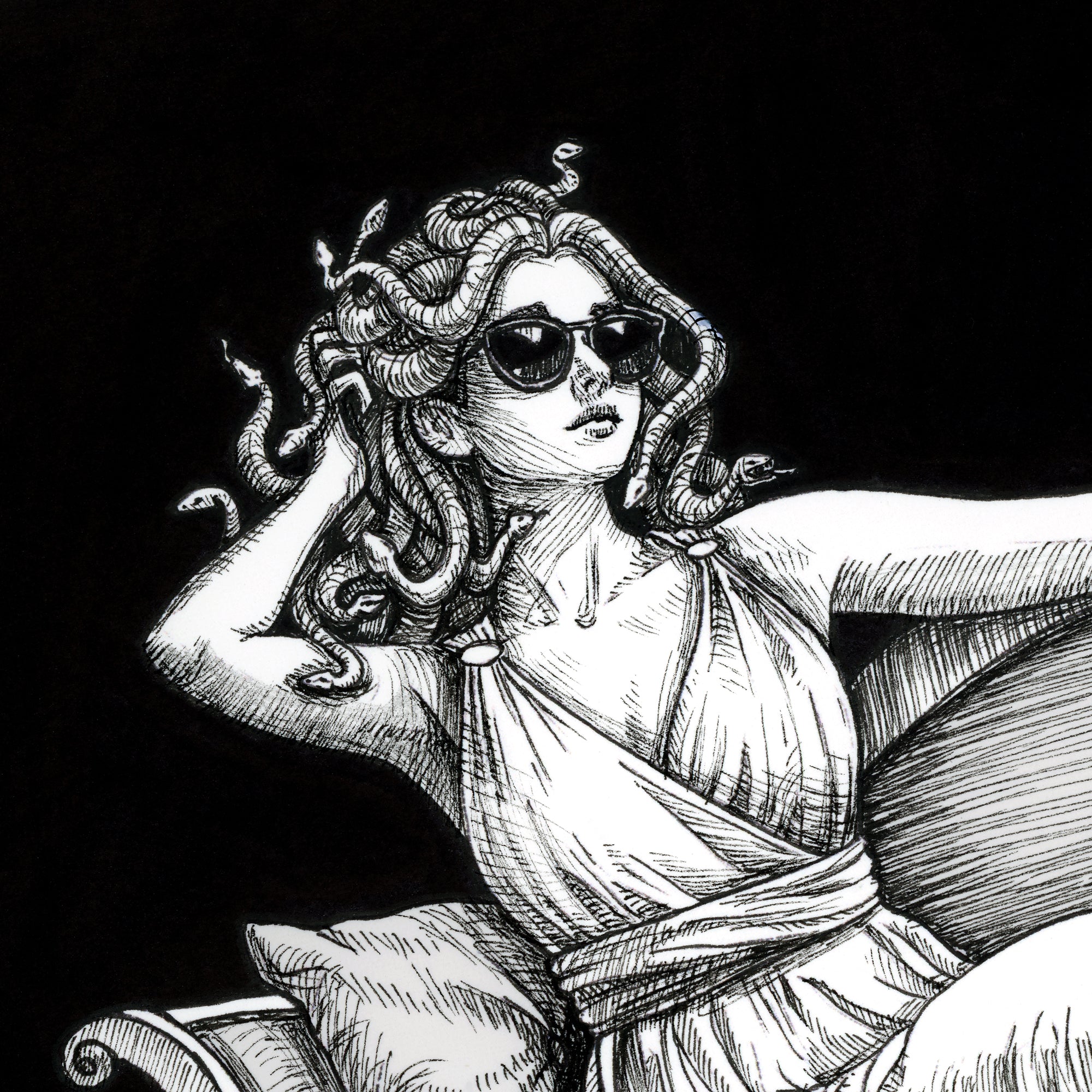 Medusa Greek Mythology Goddess Art Print