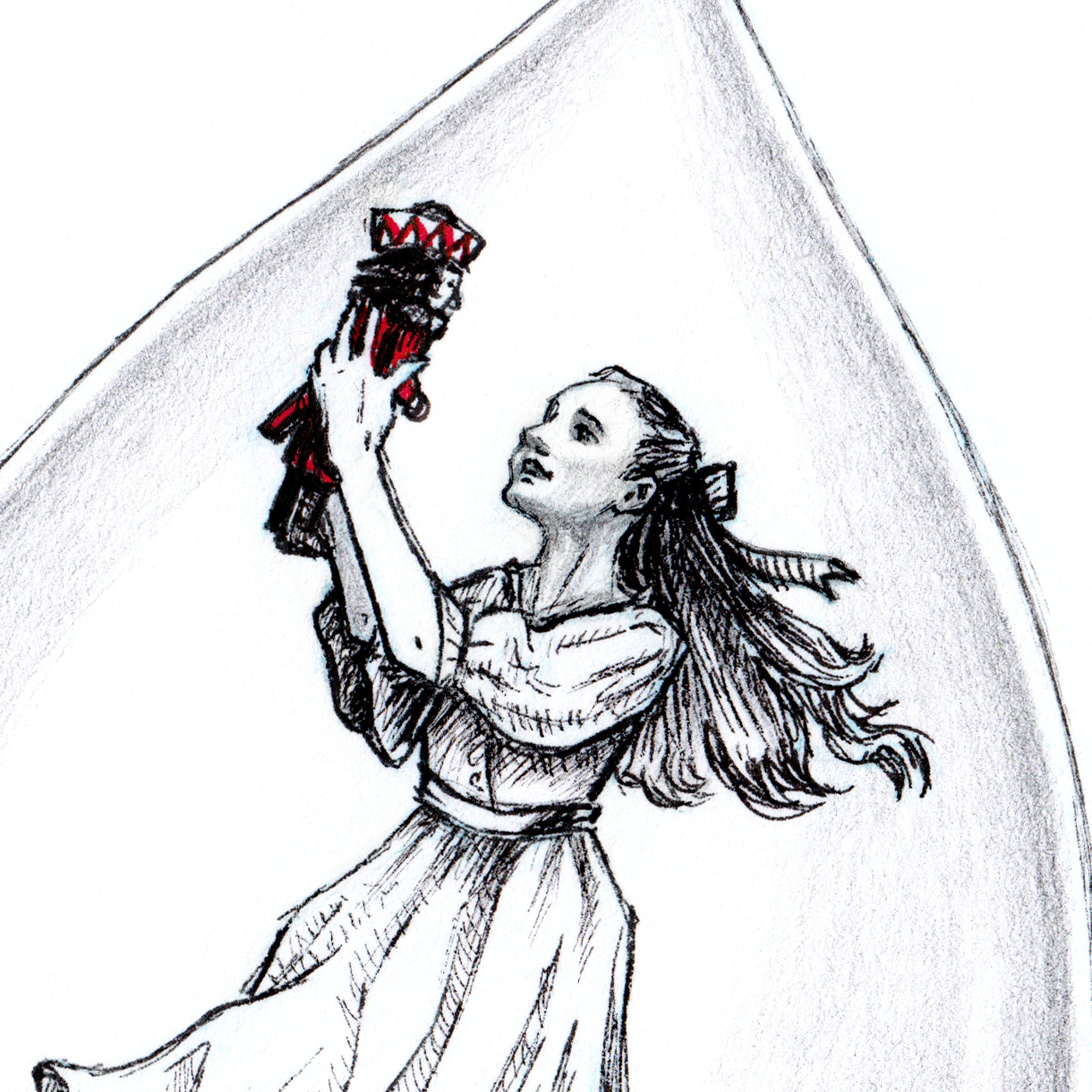 Nutcracker Ballet Clara Art Print