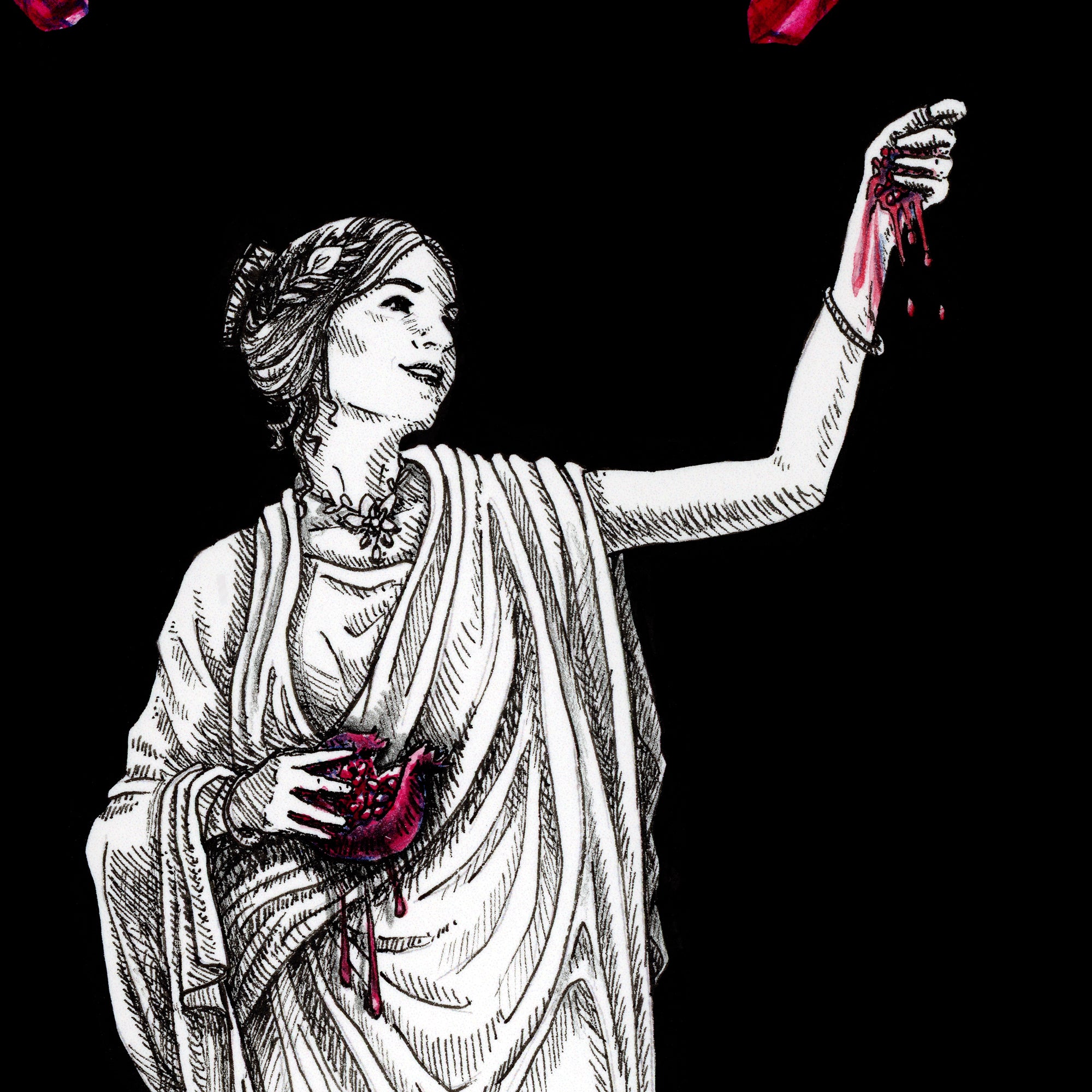 Persephone Greek Mythology Art Print