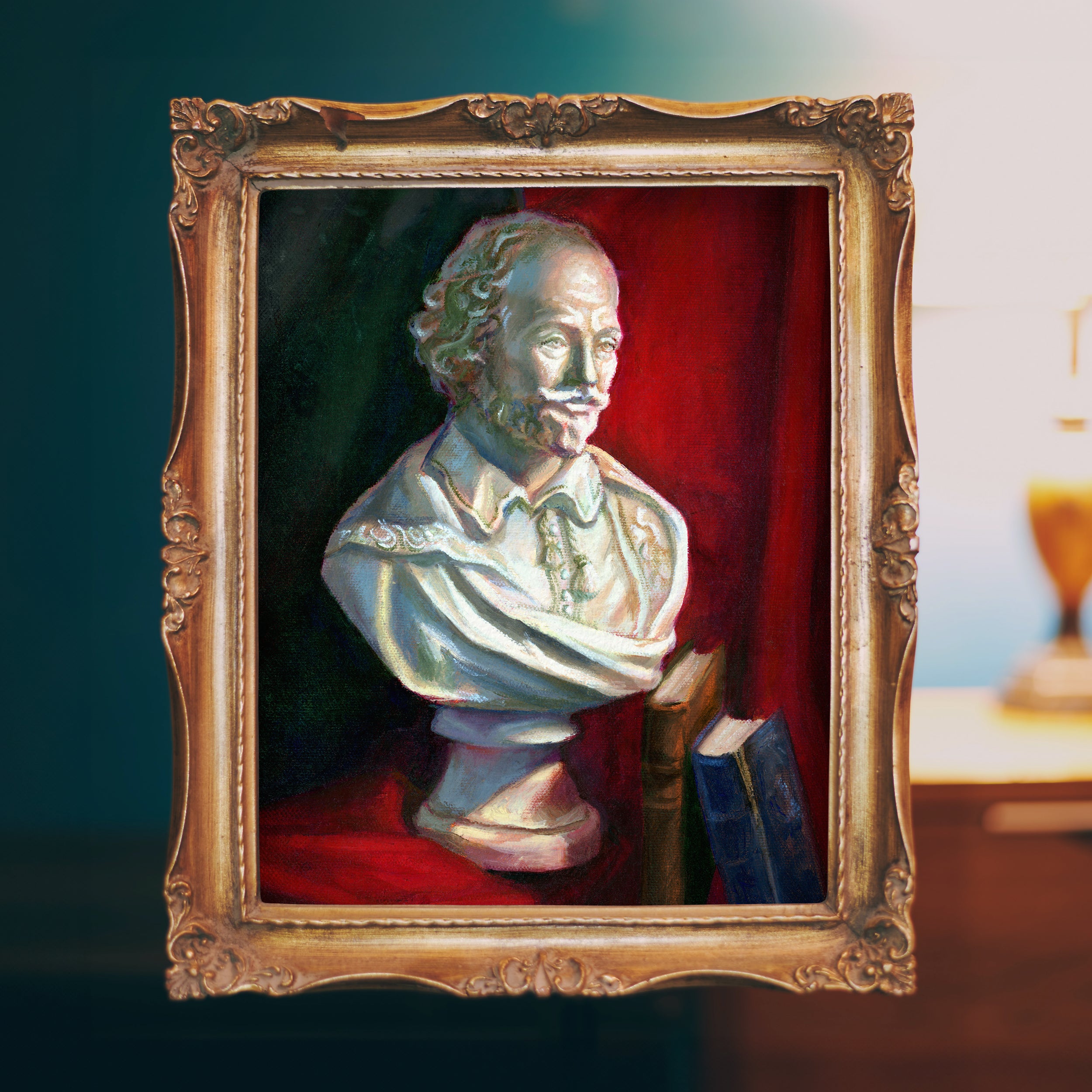 Shakespeare Bust Still Life Art Print