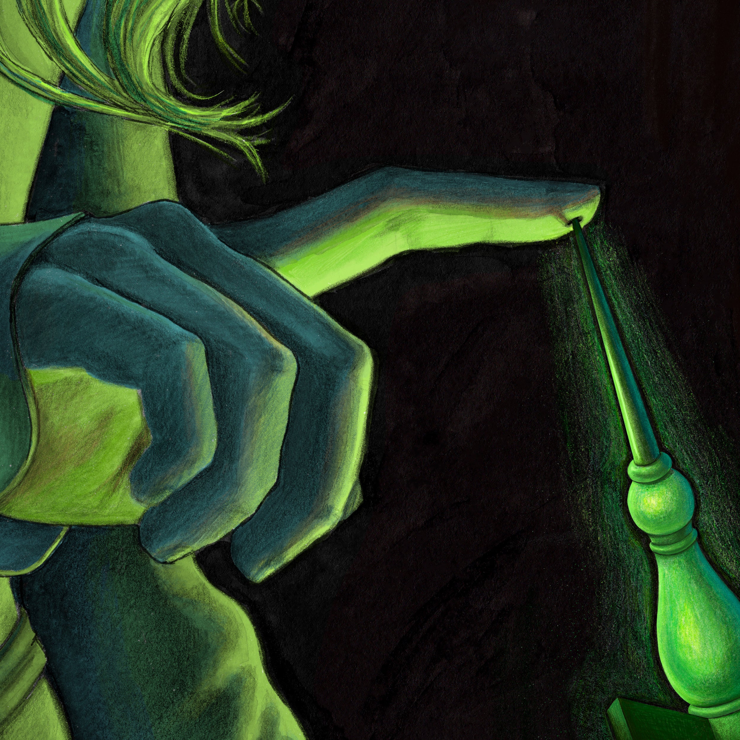 Sleeping Beauty Cursed Spindle Art Print