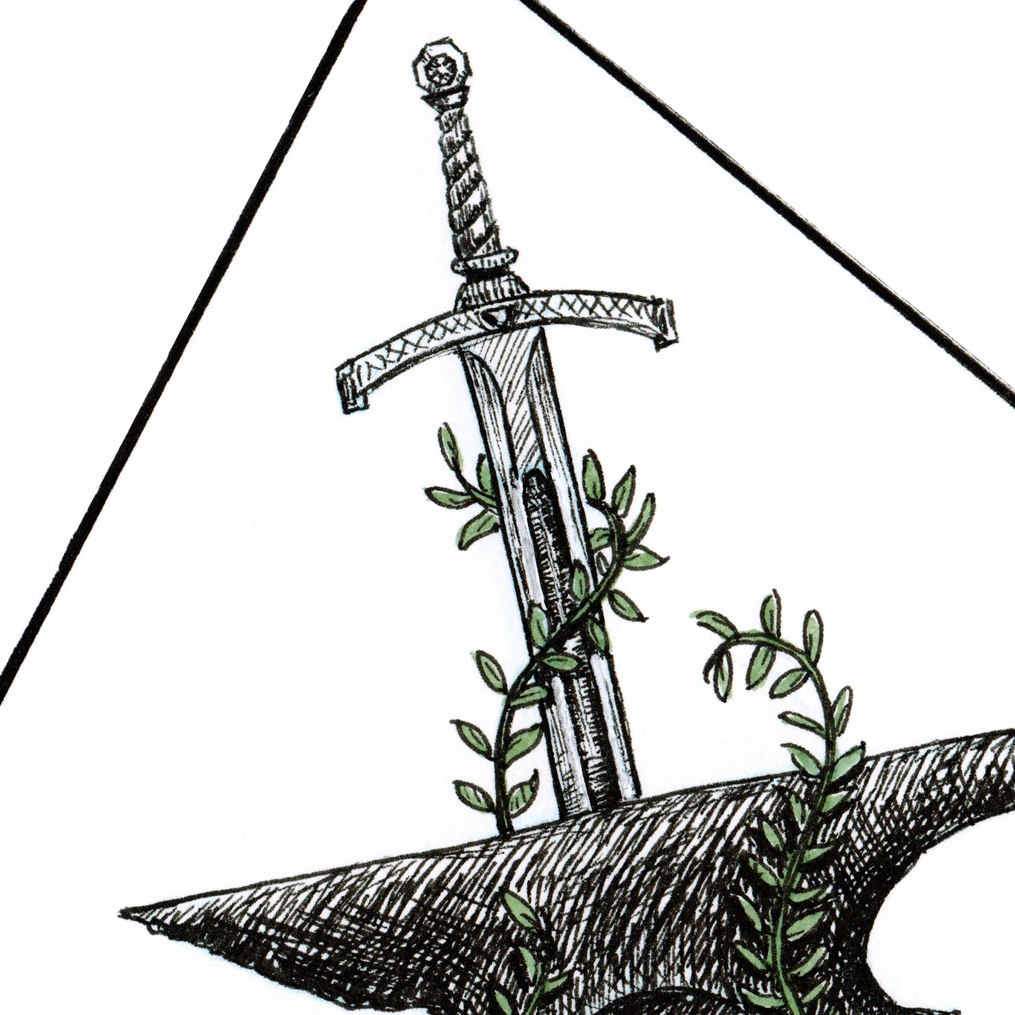 Sword in the Stone Art Print