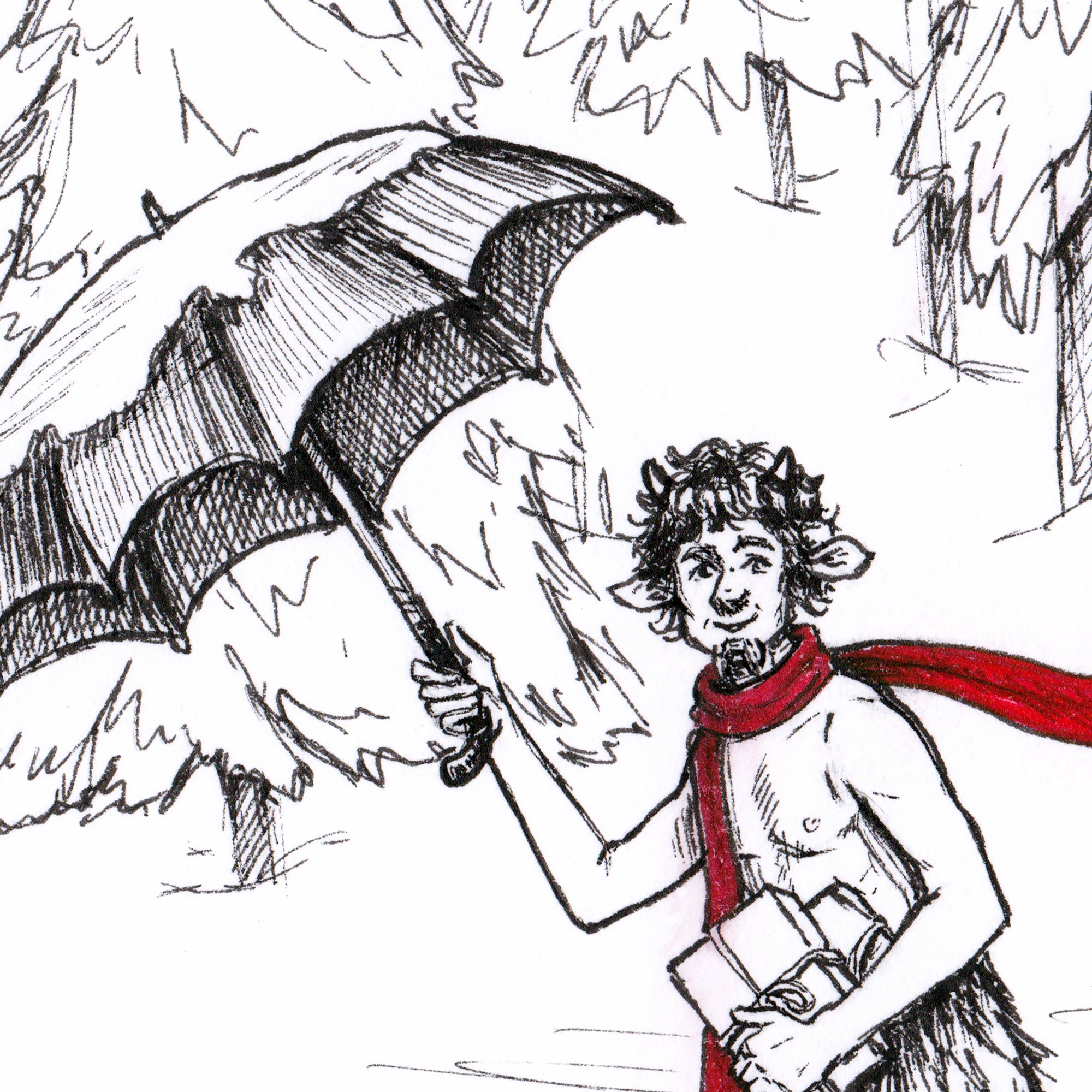 Mr. Tumnus Narnia Art Print