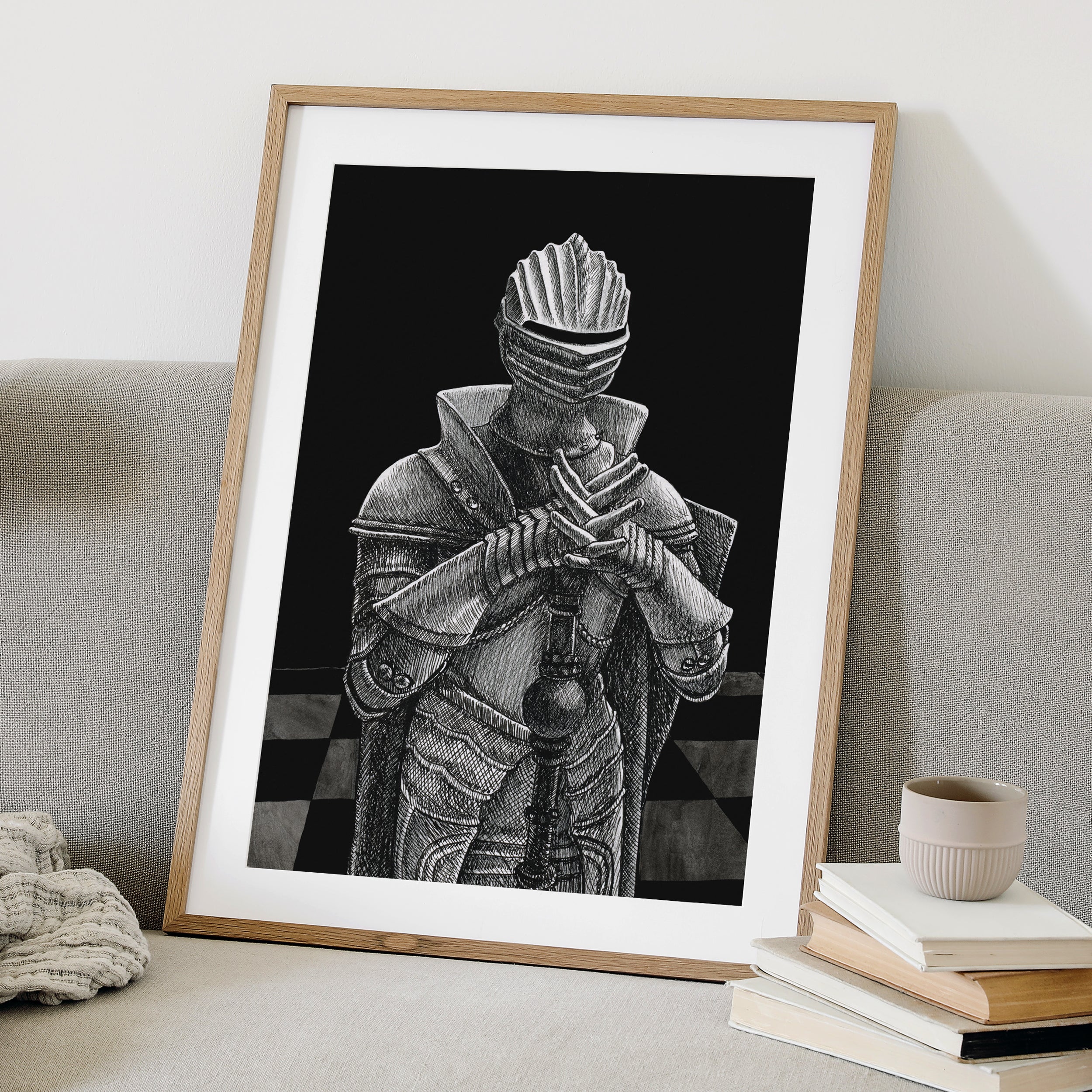 Wizards Chess Queen Art Print