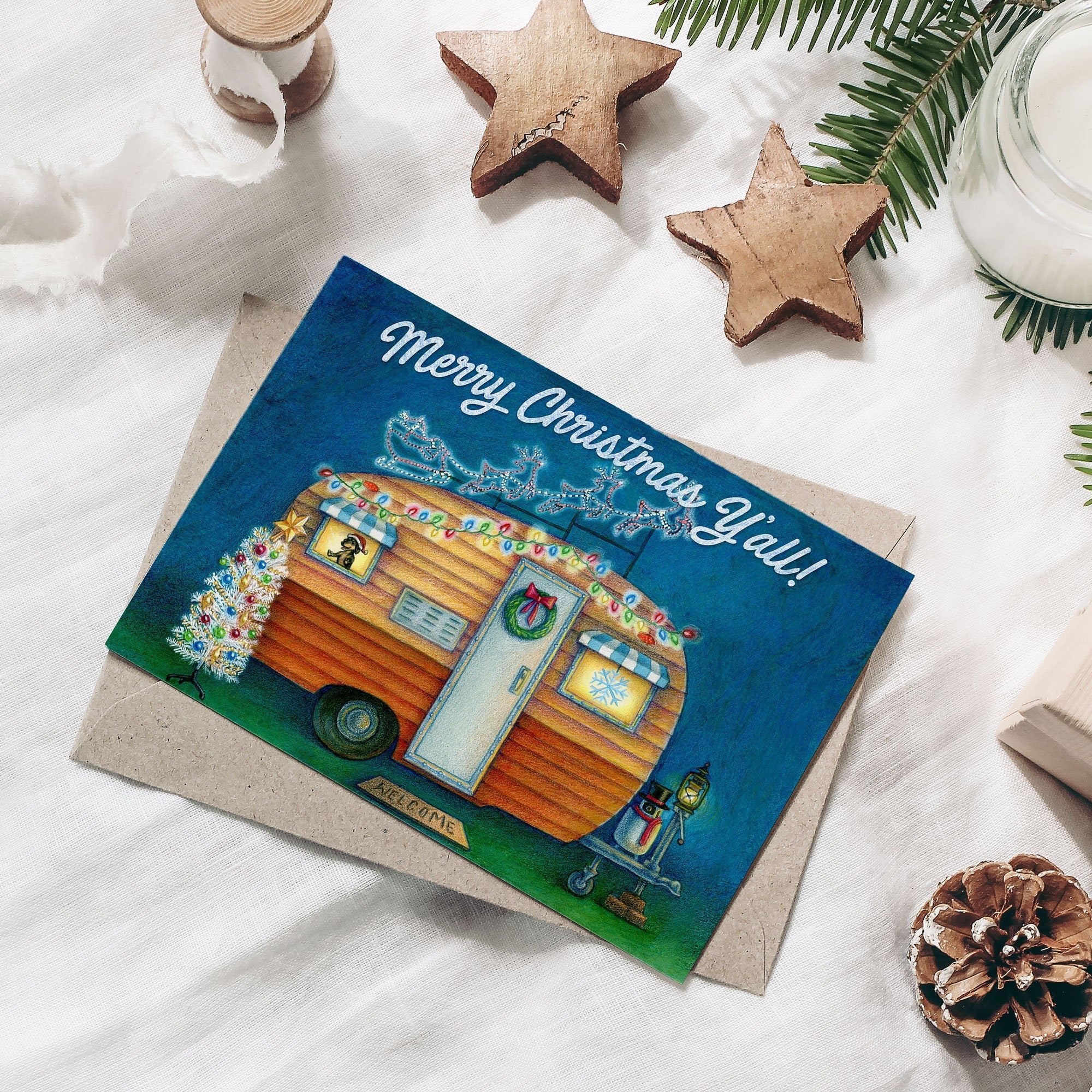 Christmas Camper Holiday Card