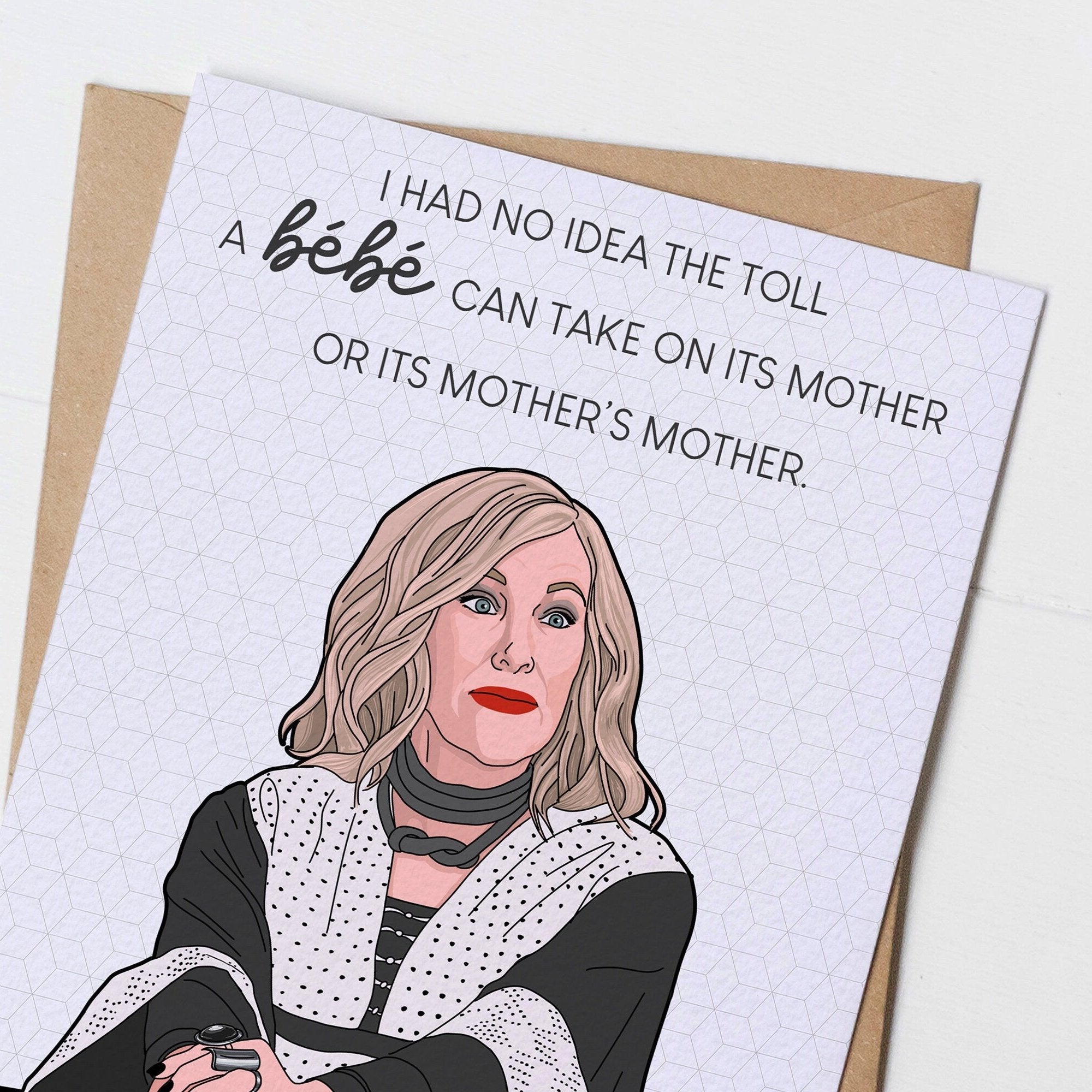 Moira Rose Bébé Mothers Day Card