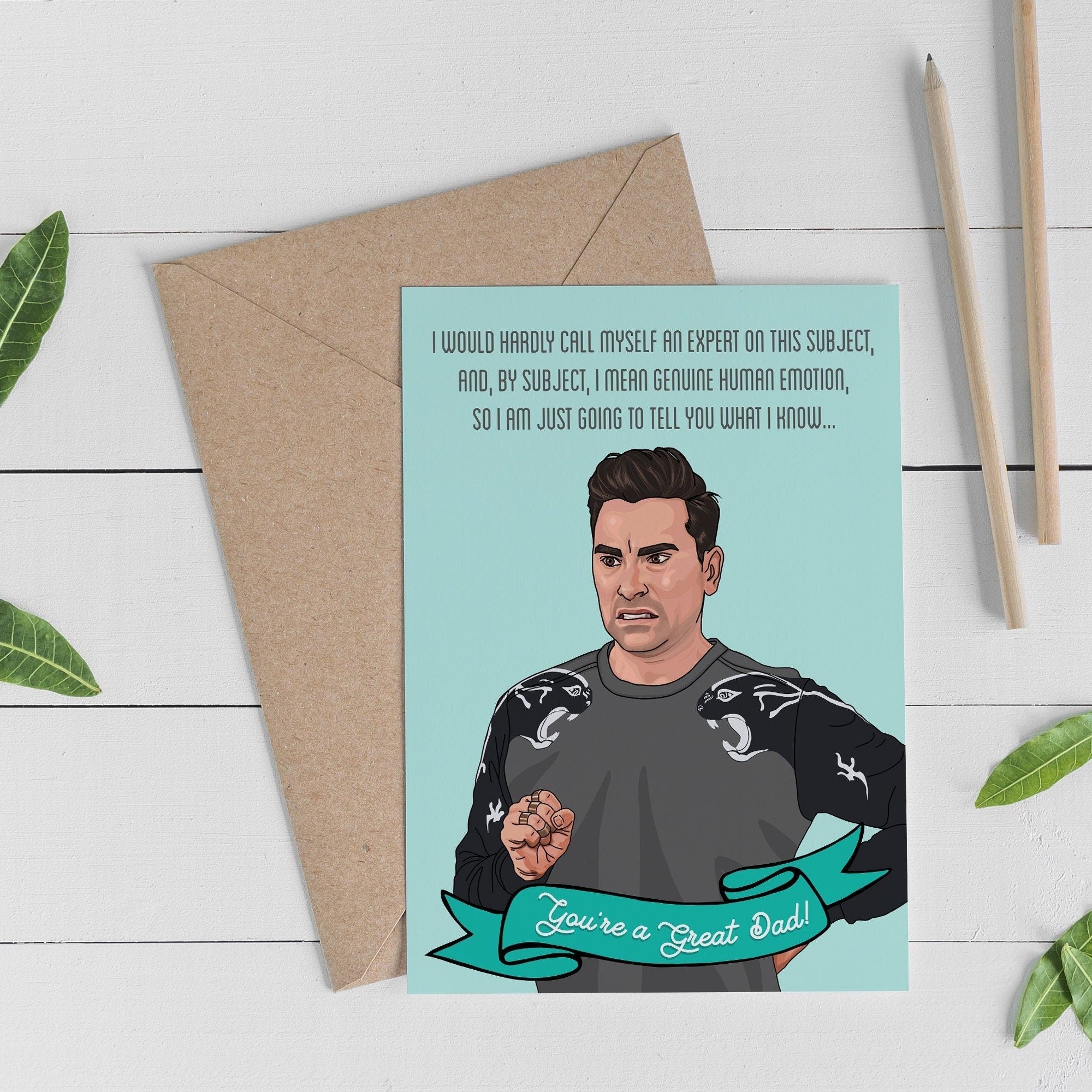 Schitt's Creek David Father's Day Card