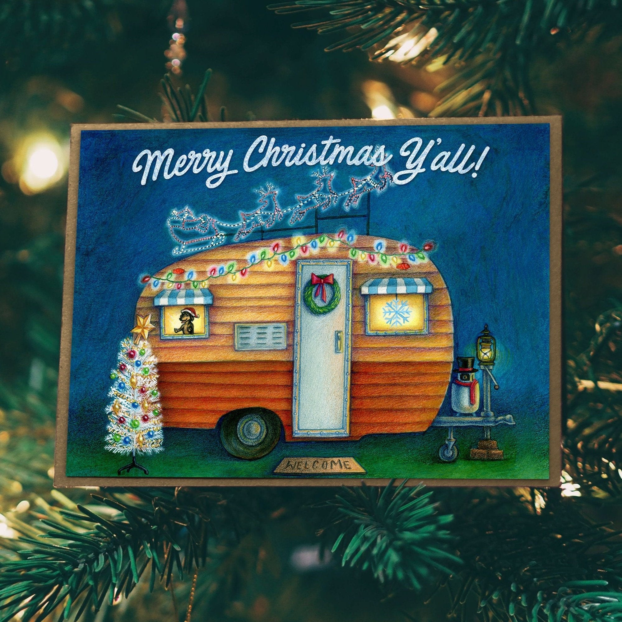 Christmas Camper Holiday Card